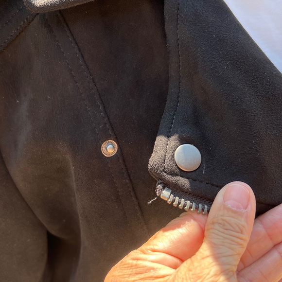 Philosophy | Black Faux Sued Moto Jacket… 399-Hanger - Picture 4 of 16